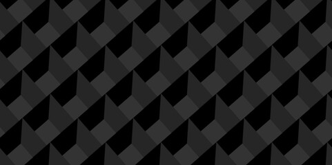 Abstract cubes geometric dark black color backdrop hexagon technology. Abstract geometric black cube structure mosaic and tile square background. 