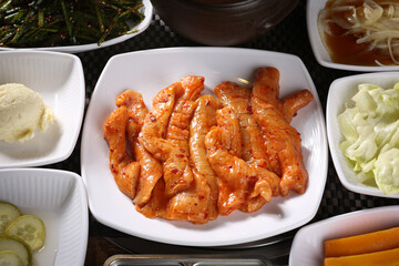 beef intestines, Mak-Chang, 막창