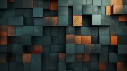 abstract background with squares ai generated