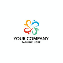 Fototapeta na wymiar community business logo