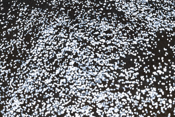 Sparkling water out of focus