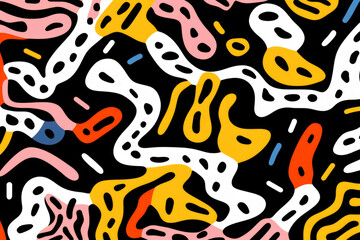 Ethnic African inspired colorful background