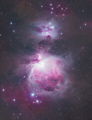 Obraz premium Orion Neblae and Running Man Neblae