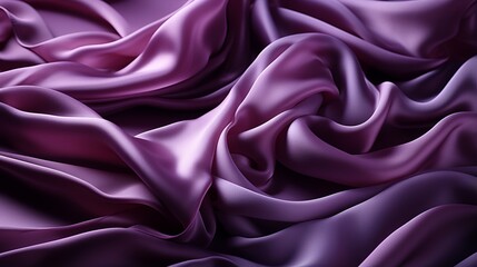 Obraz premium A vibrant tapestry of lilac and magenta cascades over a bed, whispering tales of luxurious clothing and a wild, untamed spirit