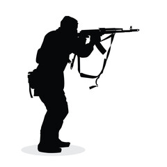 Soldier, Silhouette of Soldiers