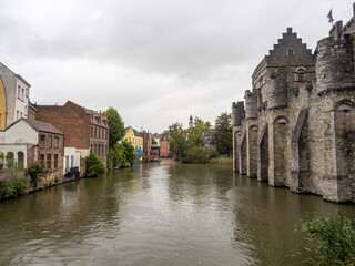 Fototapeta na wymiar Beautiful city of Gent in Belgium, Europe