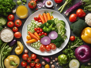 vegetables and fruits
