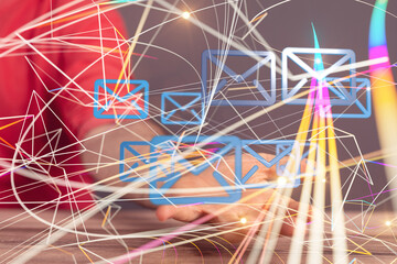 mail communication support contact concept service