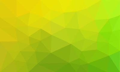 Fototapeta na wymiar Green Yellow gradient Color Background with triangle square geometric pattern.bright poly abstract background texture,Fresh and glowing background vector