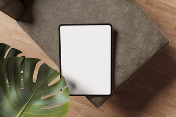 Realistic Tablet Mockup Display for UI Design