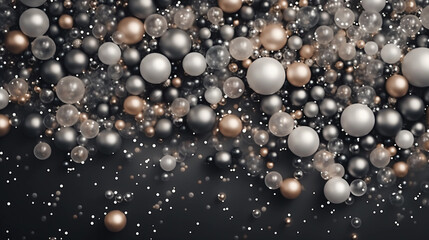 luxurious background with balls