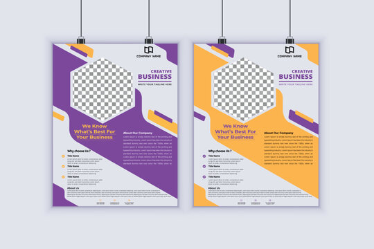 Corporate Flayer Template Design For Business