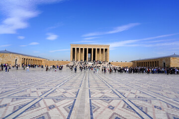 Anitkabir is the mausoleum of the founder of Turkish Republic, Mustafa Kemal Ataturk. Anitkabir is one of the historic places that Turkish people visit frequently.   