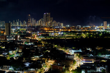 Fototapeta na wymiar Cartagena de Indias by night