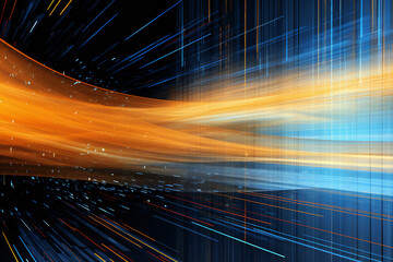 A cool background in digital space, Generative AI