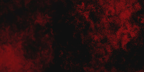 Red abstract background. flames seen from above on a black background white wall with blood splatter for halloween background