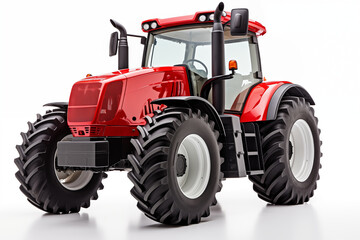 A tractor isolated on white background