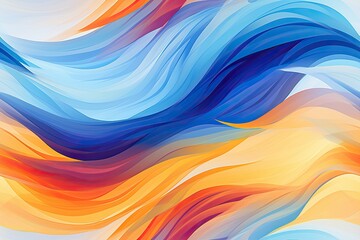 Obraz premium Patterns of one of the trends for fabric patterns for next year. Blurred colors.