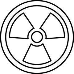 Fototapeta premium radiation icon
