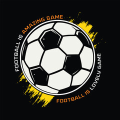 Obraz premium soccer ball on fire