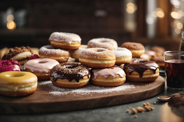 Delicious donuts Ai generated.