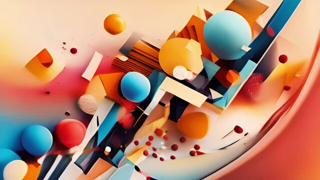 Abstract Art Background with lines and shapes supremacism art and brush texture. Wallpaper design for prints, carpets, banners, decorative paintings, wall art.