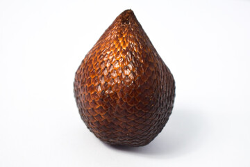 snakefruit isolated white background