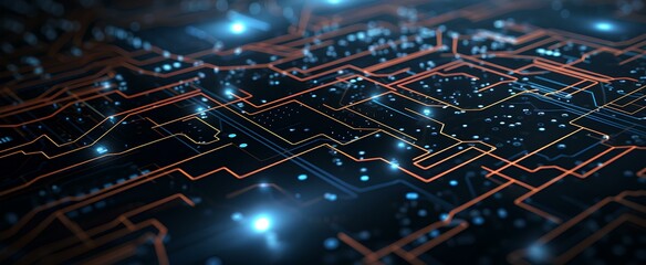 a simple background design inspired on an abstract representation of AI technology. generative AI