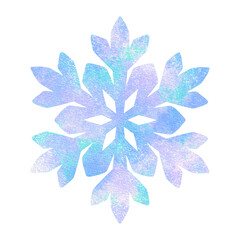 Colorful Pastel Snowflake 4