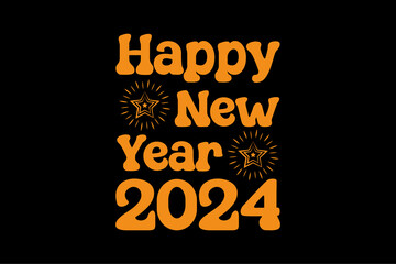 new year t-shirt design templet