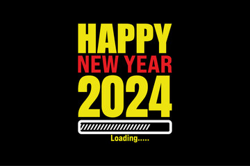 new year t-shirt design templet