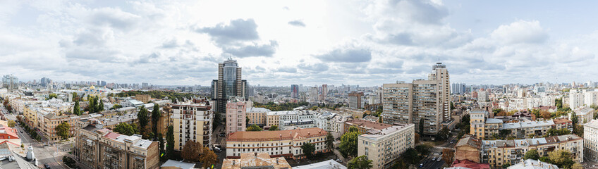 Kyiv, Ukraine - October 1, 2023: The streets of Kyiv city