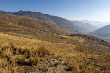 Picturesque morning in the scenic Tunari National Park near Cochabamba, Bolivia - Traveling and exploring South America