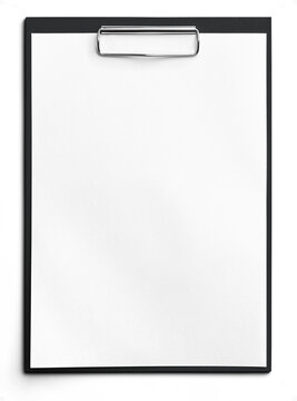 Clipboard with Paper Black