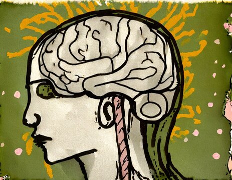 The mind of an AI computer.