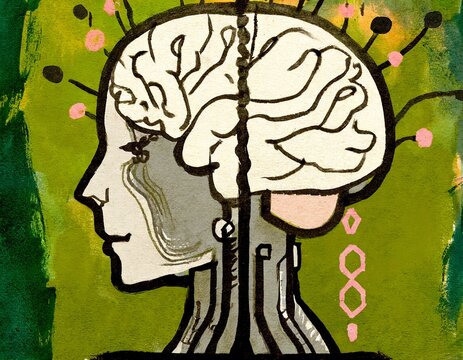 The mind of an AI computer.