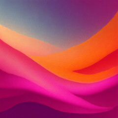 Orange pink magenta purple abstract color gradient background grainy texture effect web banner header poster design
