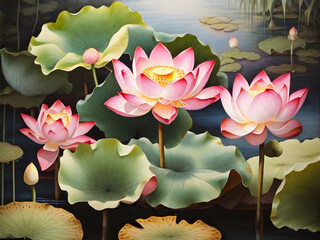 pink lotus flower