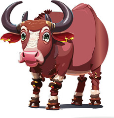 Cartoon Buffalo