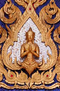 Roof detail, Wat Phra Kaew (Temple of the Emerald Budda), Bangkok, Thailand