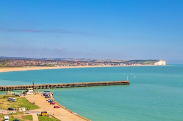 Newhaven harbour from where Oscar Wilde, Edward VIII, Operation Jubilee (the 1942 Dieppe Raid) and Lord Lucan sailed for Normandy, France, Newhaven, East Sussex, England