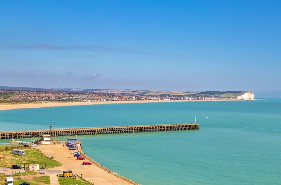 Newhaven harbour from where Oscar Wilde, Edward VIII, Operation Jubilee (the 1942 Dieppe Raid) and Lord Lucan sailed for Normandy, France, Newhaven, East Sussex, England