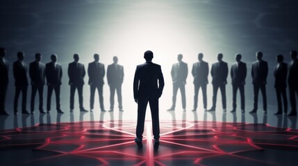 Leader of the business team