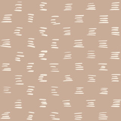Abstract Organic Shapes Seamless Pattern. Pastel boho background in minimalist mid century style. Perfect seamless print for home decor.