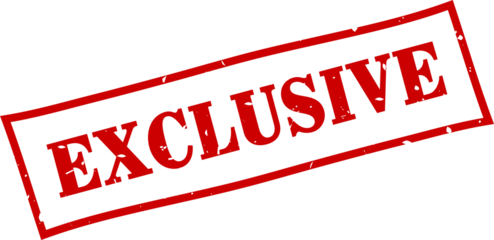 Exclusive square grunge rubber stamp