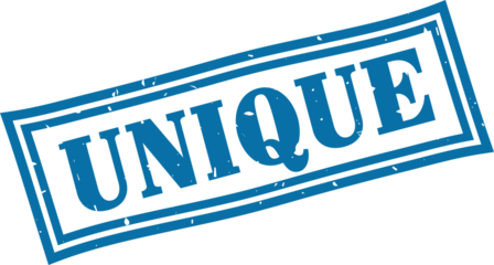 Unique square grunge rubber stamp