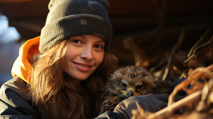 Animal rescue: Volunteers rescue and rehabilitate injured wildlife, preparing them for a return to their natural habitat