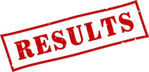 Results square grunge rubber stamp