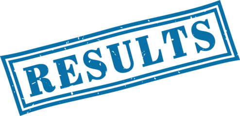 Results square grunge rubber stamp