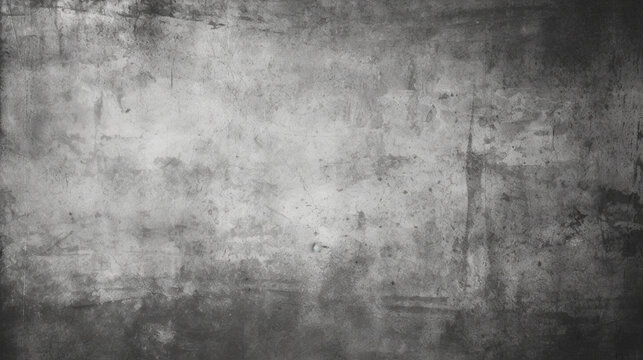 Fond d'un mur gris, texture ciment, b&eacute;ton. Ambiance sombre. Arri&egrave;re-plan pour conception et cr&eacute;ation graphique.